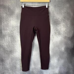 Spanx Women’s Purple Plum Ankle Length Ponte  Leggings Small Petite 20262Q‎